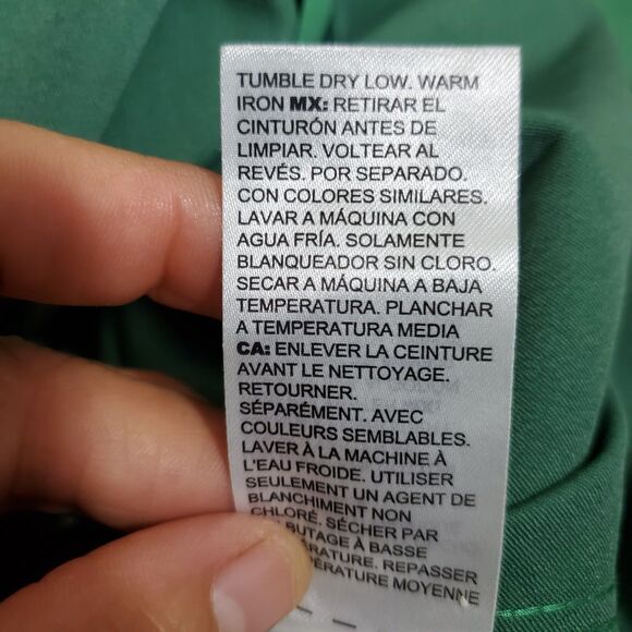 Chico's No Iron Stretch Solid Shirt Size Large NWT Reg $79.50 - Picture 9 of 10